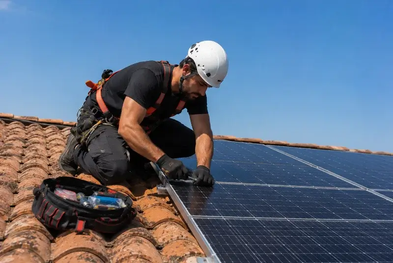 Maintenance et monitoring de panneaux solaires à Chambost-Allières